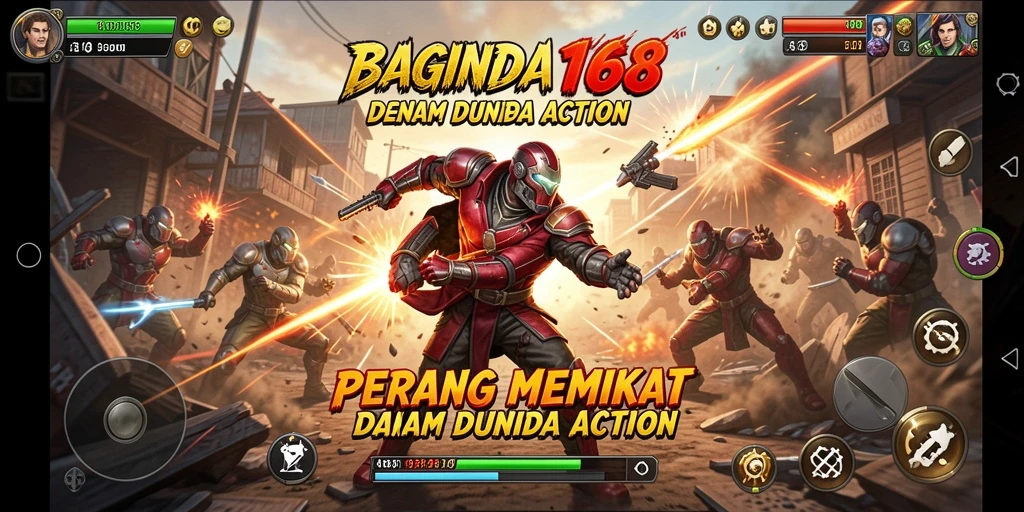 Tampilan menegangkan dari gameplay BAGINDA168 saat pertempuran berlangsung.