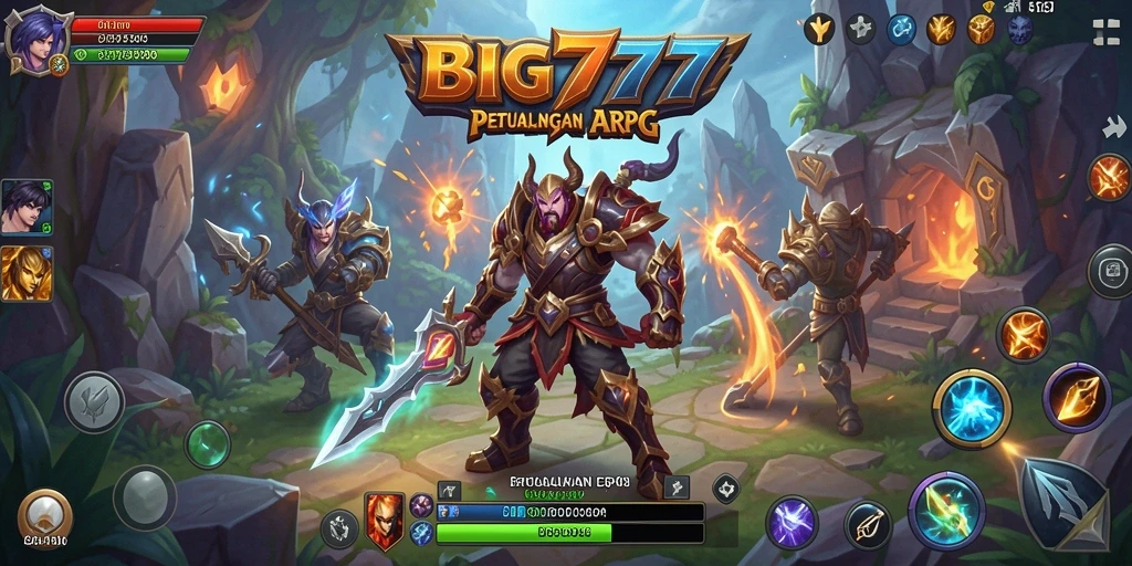Tangkapan layar gameplay <strong>BIG777</strong> menampilkan aksi pertarungan yang intens dan grafis memukau.