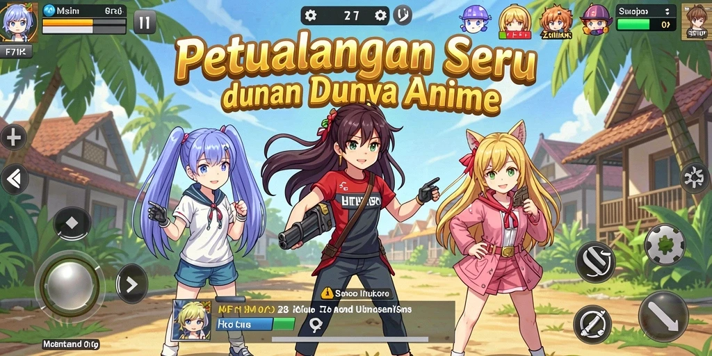 Tangkapan layar F7F7 menampilkan aksi seru dalam dunia anime.