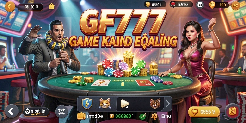 Screenshot gameplay GF777 menampilkan pengalaman Kasino yang memukau.