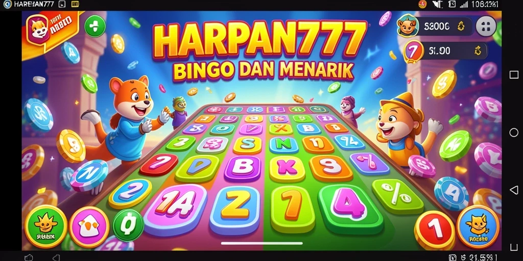 Tampilan gameplay Bingo yang seru dan interaktif.