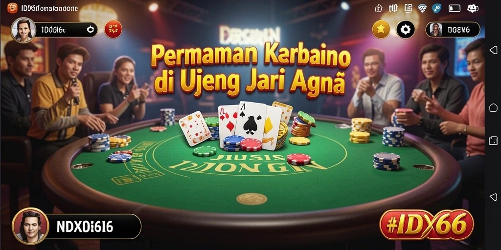 Tampilan gameplay seru dari IDX66 yang menghadirkan keseruan kasino.