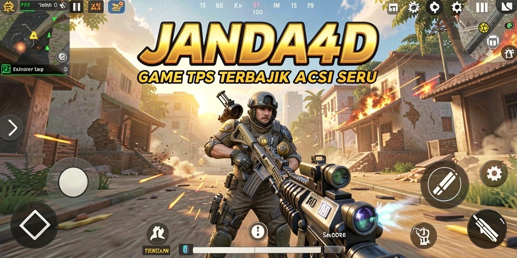 Tampilan gameplay seru dan menegangkan dari JANDA4D.