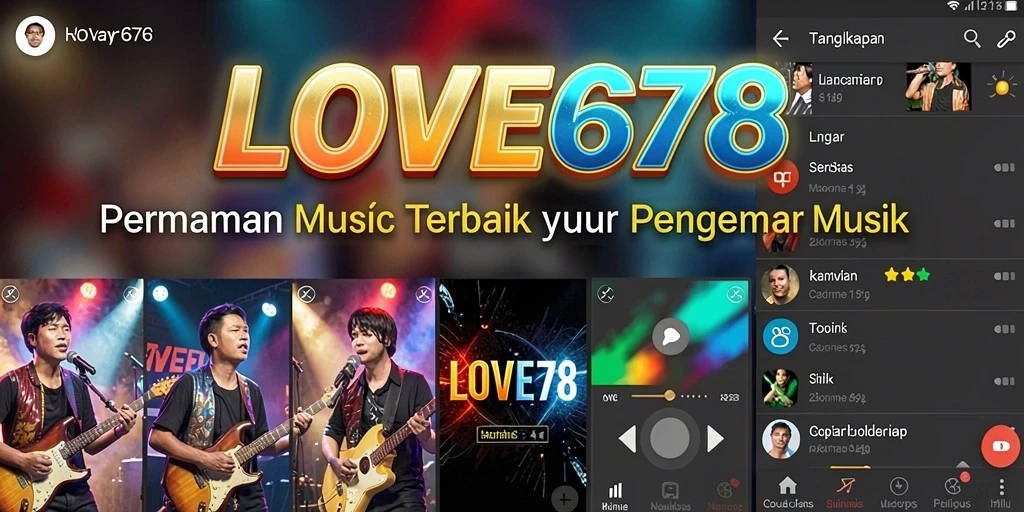 Gameplay interaktif LOVE678 yang penuh dengan lagu-lagu menarik.
