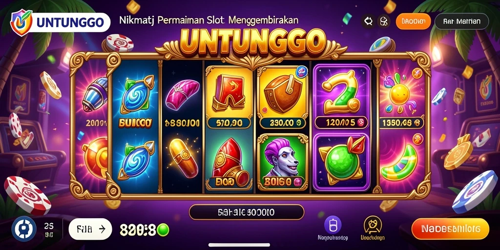 Tampilan gameplay seru dan menantang dalam UNTUNGGO.
