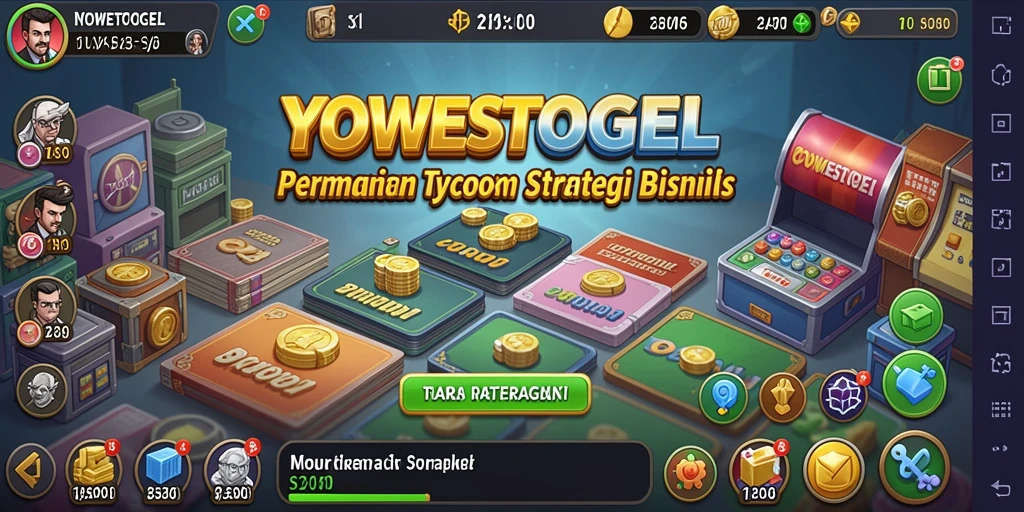 Tampilan utama gameplay YOWESTOGEL yang menarik dan penuh strategi.